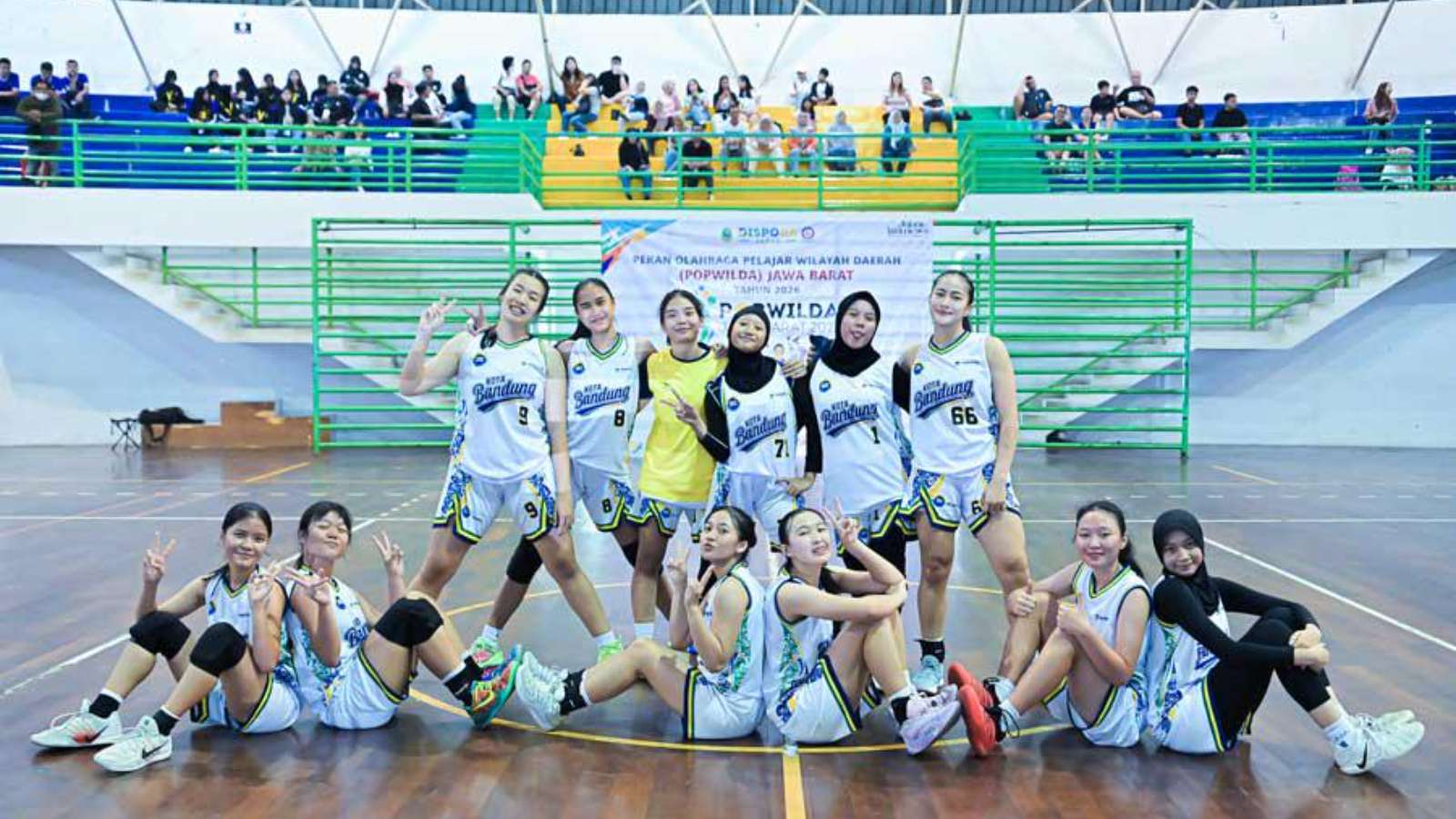 Kota Bandung Dominasi Popwilda 2026, Basket Kawinkan Gelar, Voli Tambah Prestasi