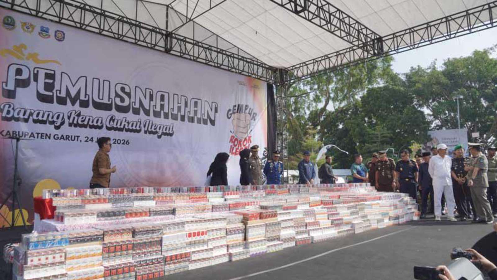 Selamatkan Penerimaan Negara, Pemkab Garut Perketat Pemberantasan Rokok Ilegal