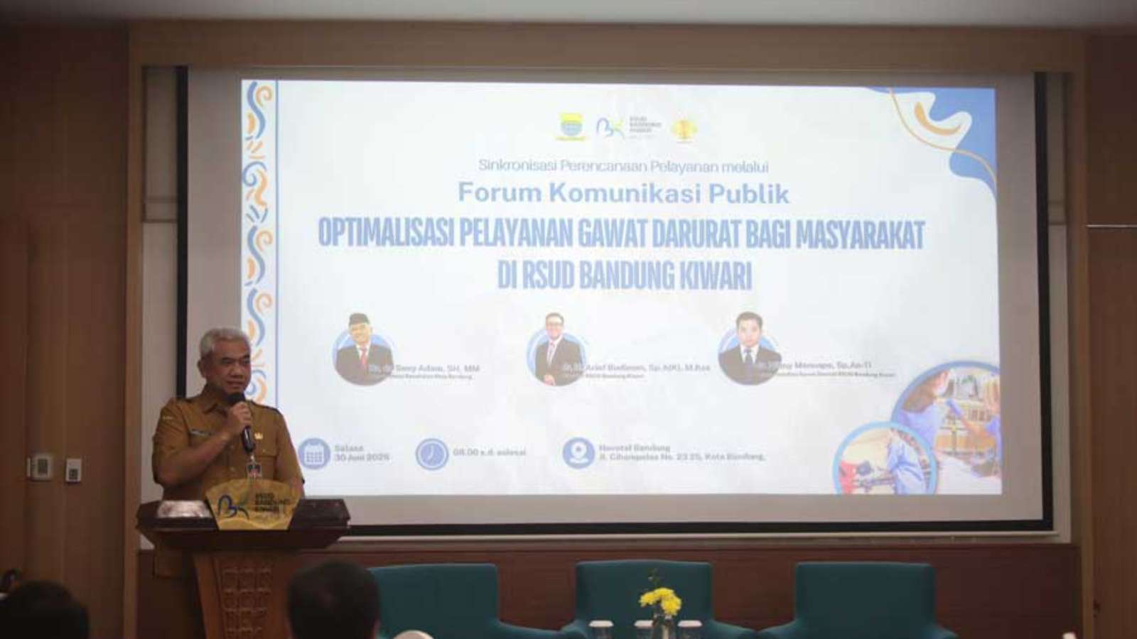 The Bandung Kiwari Regional Hospital Public Communication Forum Strengthens Understanding of Emergency Room Service Standards and Public Education 
