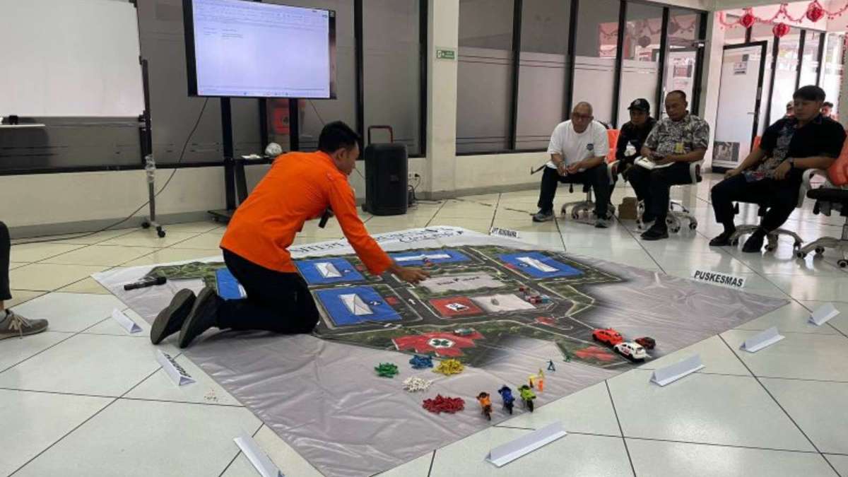 Latihan berbasis peta dalam dokumentasi Cingised, publikasi 7 September 2026; skenario latihan.
