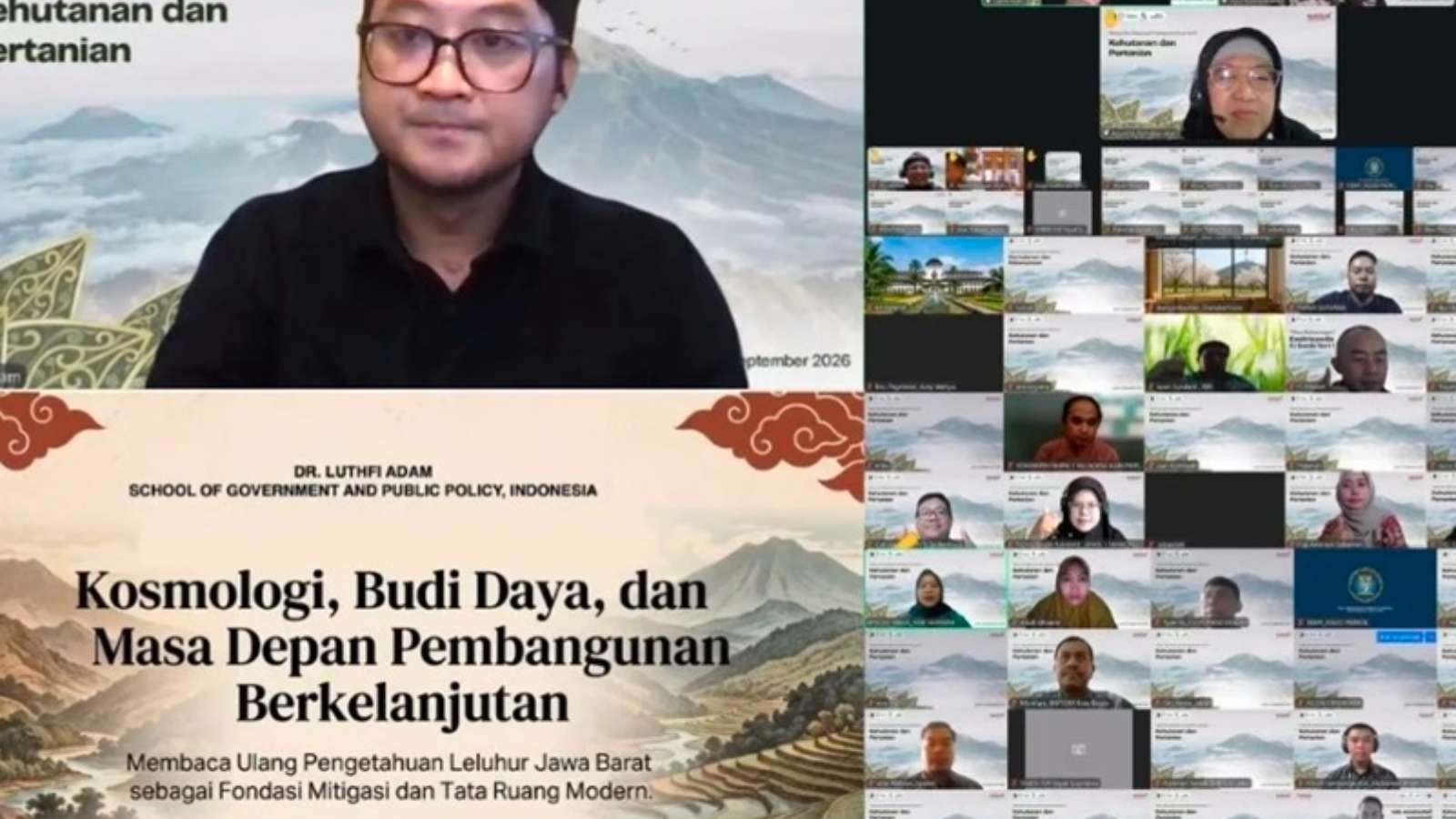 Local Knowledge and Sundanese Cultural Wisdom Inspire Sustainable Development