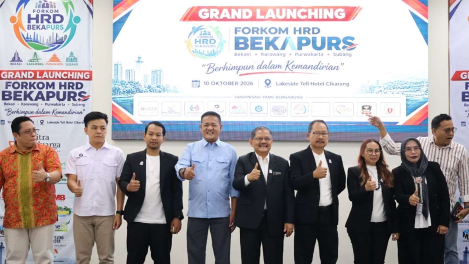 The Acting Regent of Bekasi Invites the HRD Forum to Build Synergy to Face Employment Challenges 
