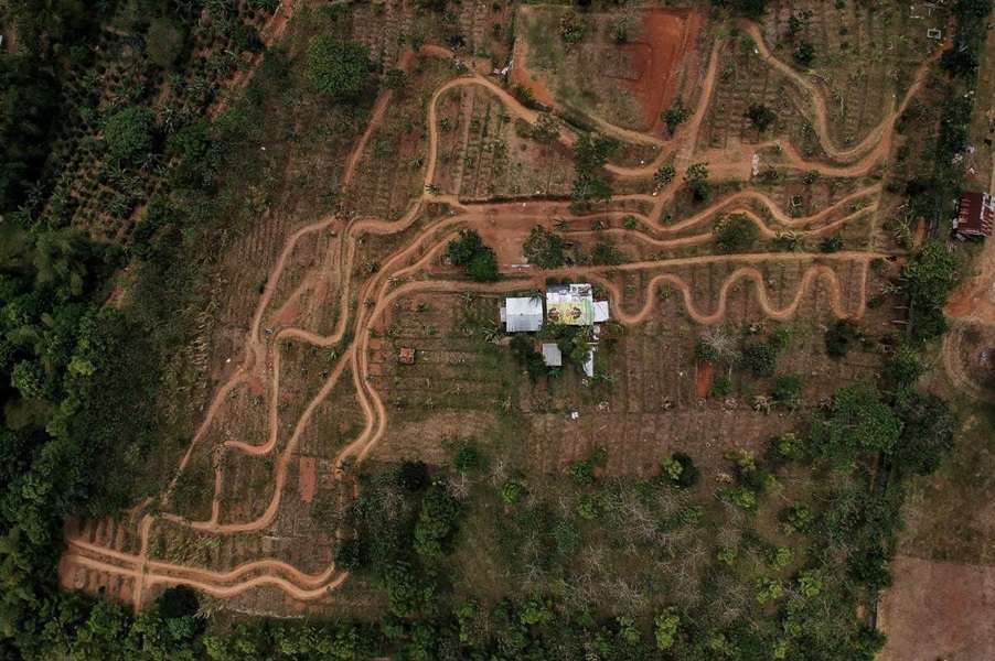 Lahan pada publikasi penghijauan dan sumur imbuhan, 13 Oktober 2026; bukan peta tingkat risiko.